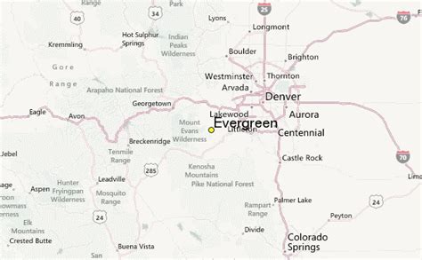 NWS. Point Forecast: Evergreen CO. 39.64°N 105.35°W. Mobile Weather Information | En Español. Last Update: 2:39 pm MDT May 4, 2024. Forecast Valid: 7pm MDT May 4, 2024-6pm MDT May 11, 2024. Tonight. Chance. Showers. Lo 37 °F. Sunday. Increasing. Clouds. Hi 69 °F. Sunday. Night. Chance. Rain/Snow. Lo 37 °F. Monday. Chance. Snow. Hi 52 °F. Monday.. 