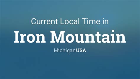 Iron Mountain, MI Weather Forecast | AccuWeather Current Weather 2:51 AM 48° F RealFeel® 40° Air Quality Excellent Wind NW 13 mph Wind Gusts 24 mph Cloudy More Details Current Air....