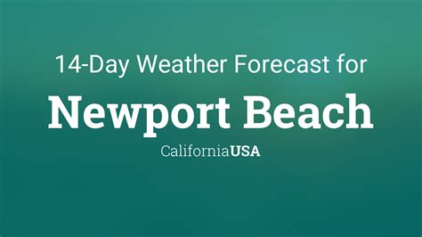Weather underground newport beach. Winds WSW at 5 to 10 mph. Tomorrow Wed 10/11 High 67 °F. 14% Precip. / 0.00in. Partly cloudy skies. High 67F. Winds SSW at 5 to 10 mph. Tomorrow night Wed 10/11 Low 45 °F. 6% Precip. / 0.00in ... 