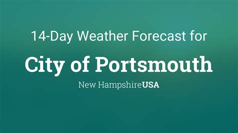 Hourly weather forecast in Portsmouth, NH. Check current conditions