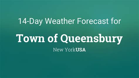 Be prepared with the most accurate 10-day forecast for Queensbury, NY,