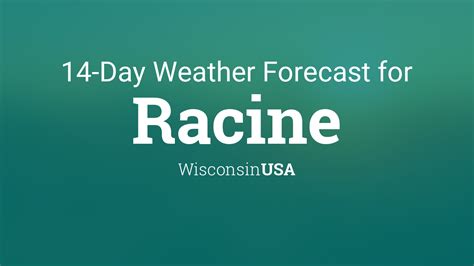 Racine, WI Weather Forecast and Conditions - The Weather Channel | Weather.com Today 10 Day Racine, WI As of 6:14 am CDT 43° Partly Cloudy Day 56° • Night 38° …. 