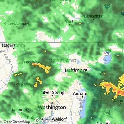 Reisterstown MD 39.45°N 76.81°W (Elev. 650 ft) Last Update: 1:31 pm EDT May 11, 2024. ... Weather Forecast Office Baltimore/Washington; 43858 Weather Service Rd..