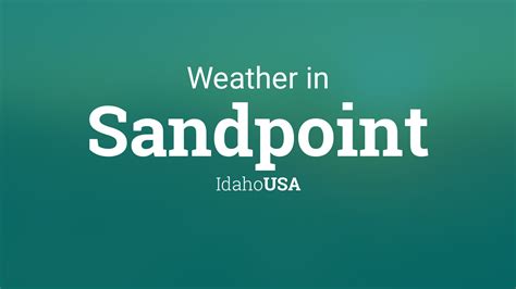 Weather underground sandpoint. Weather Cams. Get Out Get Fit Forecast . 1 weather alerts 1 closings/delays. Interactive Radar. Coverage of your favorite teams from Montana's Sports Leader. News. Weather. Sports ... 