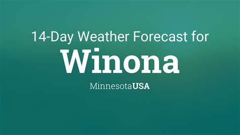 Winona Weather Forecasts. Weather Underground provides local & long-range weather forecasts, weatherreports, maps & tropical weather conditions for the Winona area.