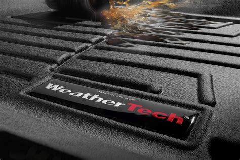 Weather weathertech.com. Remember – before you place your order, this is a trim-to-fit, universal-type floor mat. If you wish to have a custom mat for your vehicle, please see our FloorLiner or All-Weather Floor Mats. Trim-to-Fit Floor Mat Size Information: Front mats: 5/8" thick 19" wide by 27" long Can be trimmed to 16" wide by 24" long 2-Piece Rear mats: 5/8" thick 