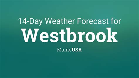 Westbrook, Maine weather resources. Westbrook gets cold. Brrrrr! We've included some weather facts (and Westbrook, Maine area forecast links) to make sure you order heating oil before you need it and stay as warm as a fuzzy little kitten. Westbrook, Maine average temperatures. Month