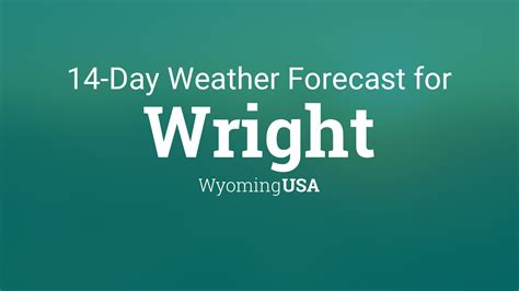 Weather wright wy.  See the Wright, WY extended weather forecast includ...