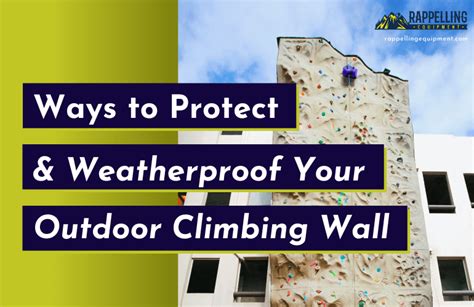 Weatherproof outdoor climbing wall.  Come rain or shine.  All walls Unleash...