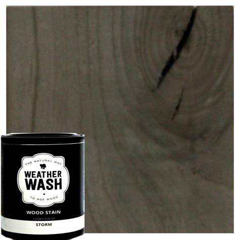 Aged Barrel Premium Fast Dry Interior Wood Stain (2-Pack) 1 qt. . Weatherwash