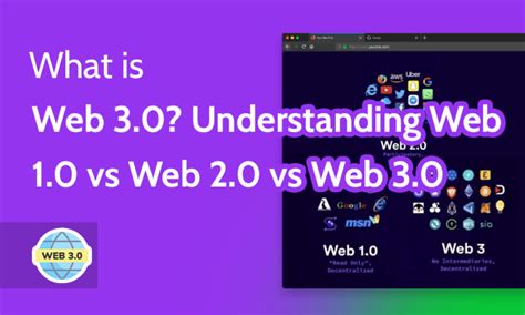 Web 1.0 vs.Web 2.0 vs.Web 3.0: A Brief Overview