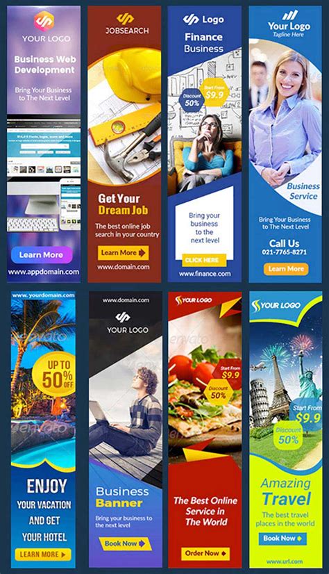 Web Ad Banner Templates PSD Set