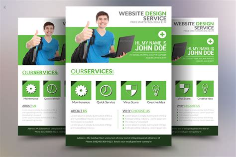 Web Designer Flyer Template By Ayme Designs