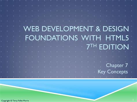 Web Development And Design Foundations With Html5 7th Edition Pdf Free Download