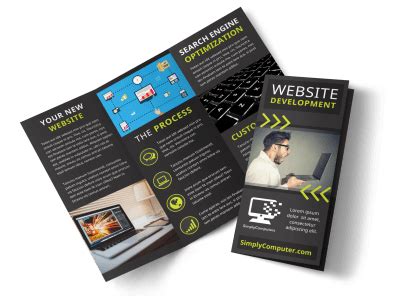 Web Development Brochure Design Brochure Template for Web Development