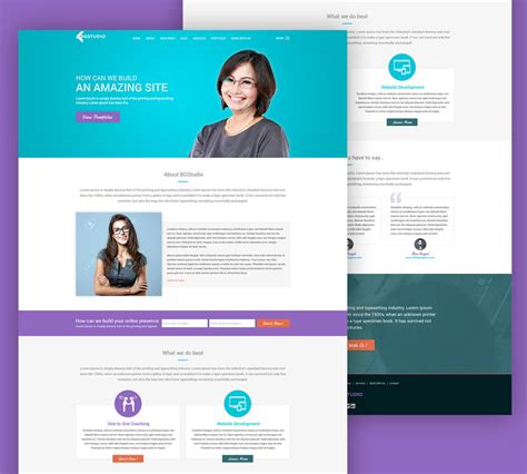 Web Development Company Website Template Free PSD Download PSD