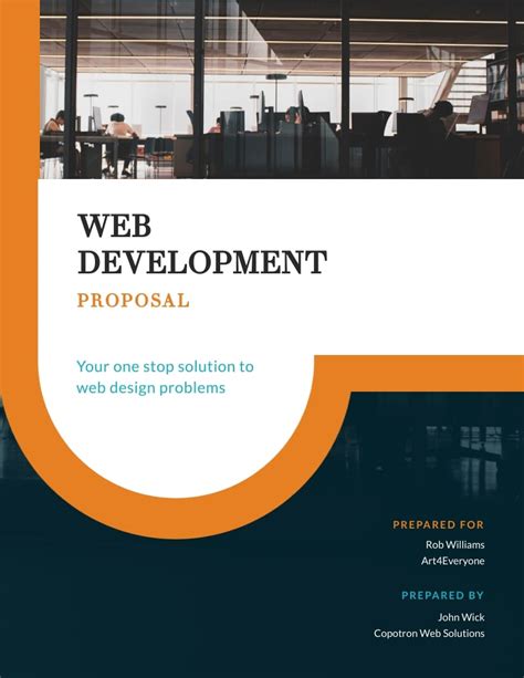 Web Development Project Proposal Template