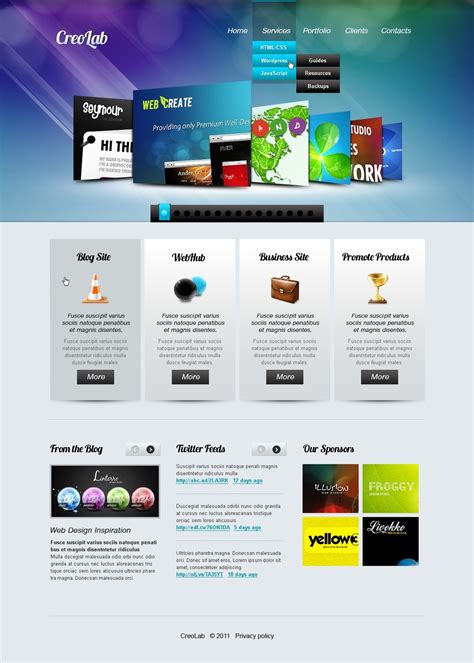 Web Development Website Template 35062
