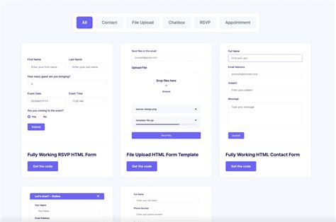 Web Forms Template