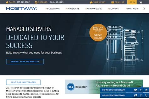 Web Hosting - Order Services Hostway