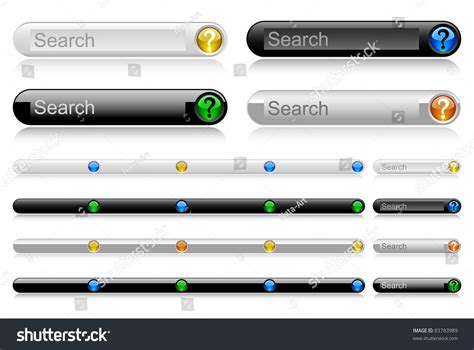 Web Navigation Templates Royalty Free Vector Image