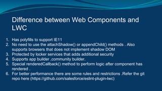 Web components ie11.  For some lucky web developers, these browsers just don&rsquo;t matt...