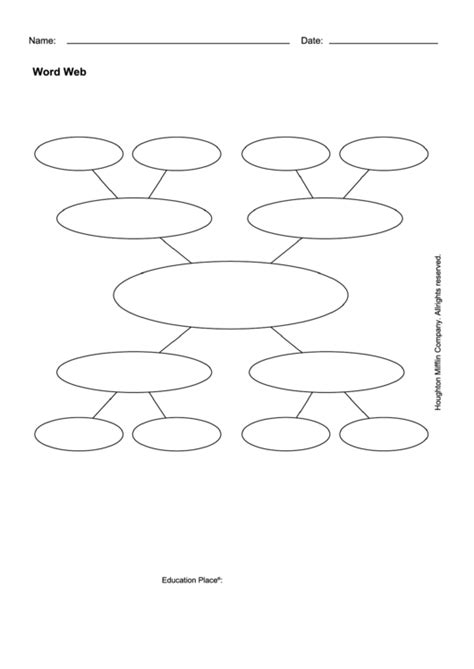 Web graphic organizer pdf