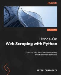 Web scraping with python book github.  Designed for novices, this book wi...