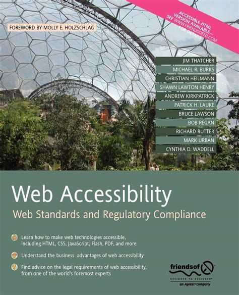 Read Web Accessibility Web Standards And Regulatory Compliance By Jim Thatcher