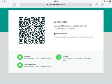 Web.whashapp. Click on that option and you will then be prompted to launch web.whatsapp.com on your Google Chrome browser on your computer. Next you will need to scan the QR code on the screen using the camera ... 