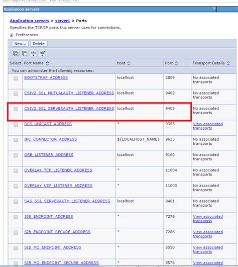 WebSphere javax.naming.NamingException and connection refused