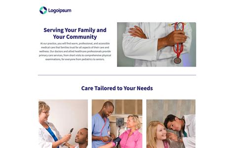 WebStation for Physicians Landing Page