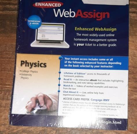 Physics, 10th edition, by Cutnell, Johnson, Young, and Stadler, is the market-leading algebra-based physics textbook and provides the support students need to facilitate a deeper level of conceptual understanding.The WebAssign component of this textbook includes an extensive bank of more than 7000 questions, as well as rich resources for a dynamic and interactive learning environment for ...