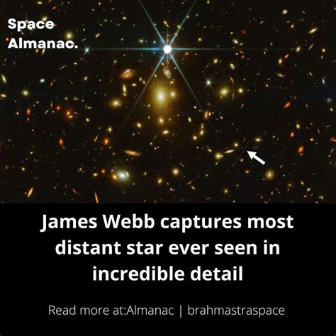 Webb telescope captures image of most distant star ever seen