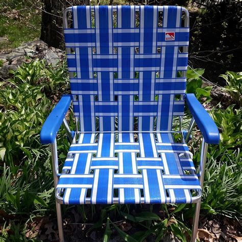 Webbed aluminum lawn chairs.  View our collection of replacement webbing.  Great fo...
