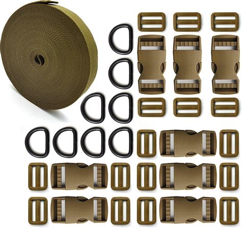 Webbing strap hardware.  We offer high-quality webbing, hardware, and straps for any a...