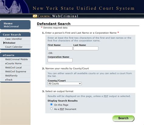 Find My Municipal Court Case. Use NJMCDir
