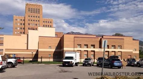 Current Inmate Roster; Offender Search; Admission/Release. Booking/Release; Inmate Services Bureau. Inmate Visitation; ... Weber County Sheriff's Office 1400 Depot Drive Ogden, Utah 84404. Jail. 801-778-6700 Law Enforcement. 801-778-6600