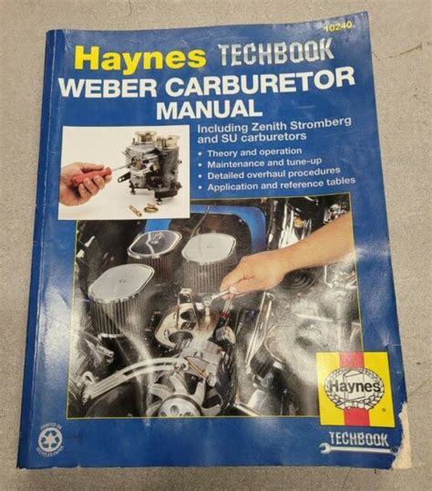 Weber vergaser handbuch mit zenith stromberg und su vergaser haynes reparaturhandbücher von haynes john 1996 kartoniert. - North star study guide for hm.