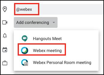 WebexCreate A Scheduled Webex Meeting GCISD