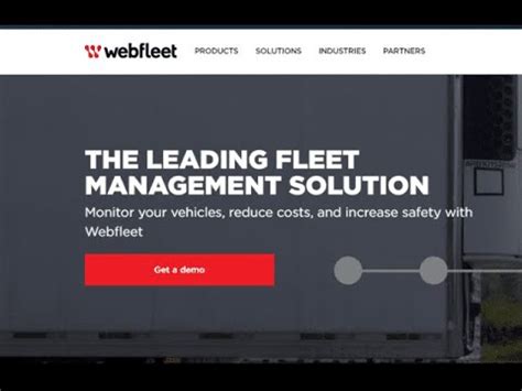Webfleet login. Webfleet is a leading company for vehicle tracking & fleet management software in the cloud. Learn how to use real-time track & trace, vehicle tracking, fleet optimisation, and workflow … 