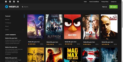 Webflix Streaming Media Theme UpLabs
