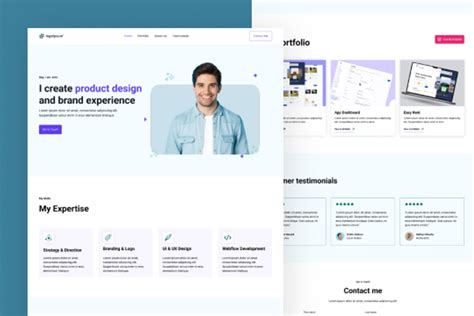 Webflow Free Portfolio Templates