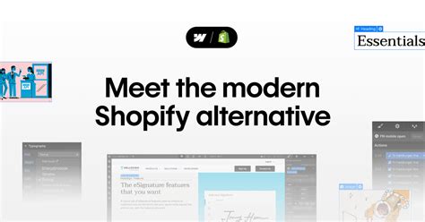 Webflow vs. Shopify Discover the visual alternative to Shopify