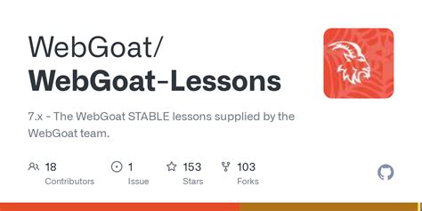 Webgoat a7.  These lessons are divided into different categories and cont...