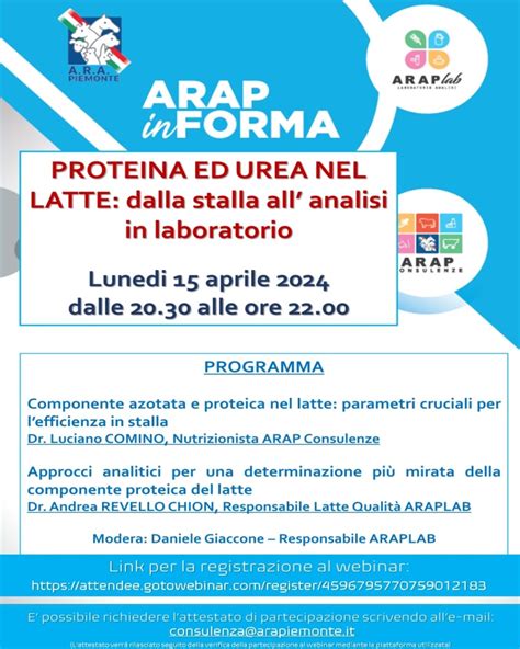 Webinar - ARAP Piemonte