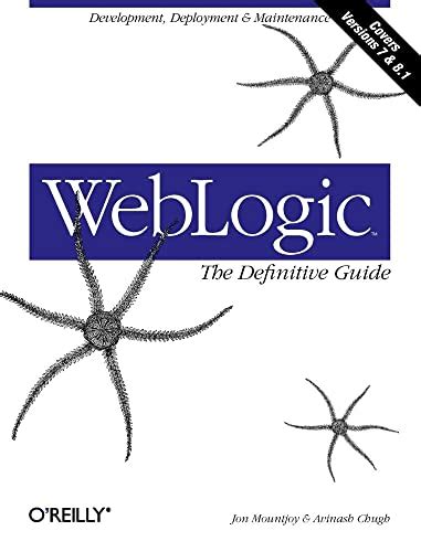 Weblogic the definitive guide 1st edition. - Ford 2000 3000 4000 5000 traktor besitzer betreiber wartungshandbuch handbuch.