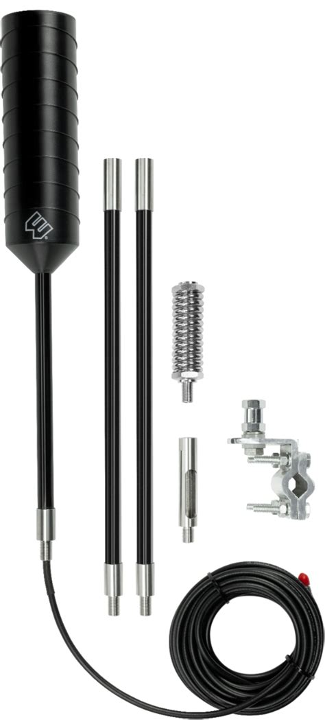 A. 13” and 18” Mast Extensions B. Antenna Spring