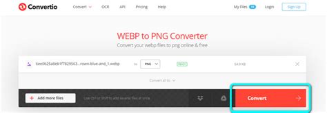 Webp to png.  Includes conversion tools.  100% free, secure and easy to use! Convertio...
