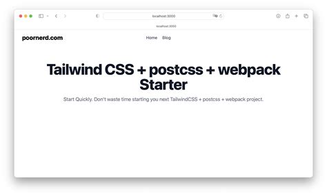 Webpack postcss tailwind. json package.  You can get the final source code here: https://g...